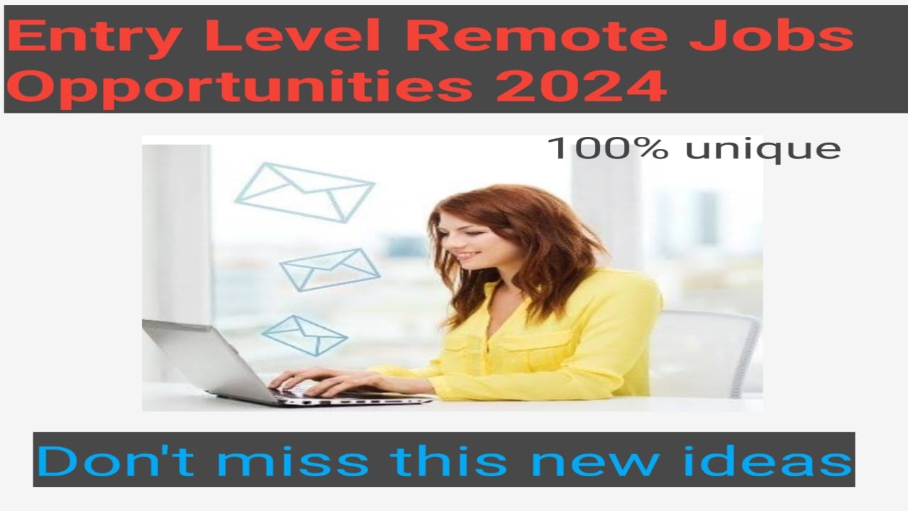 entry level remote jobs