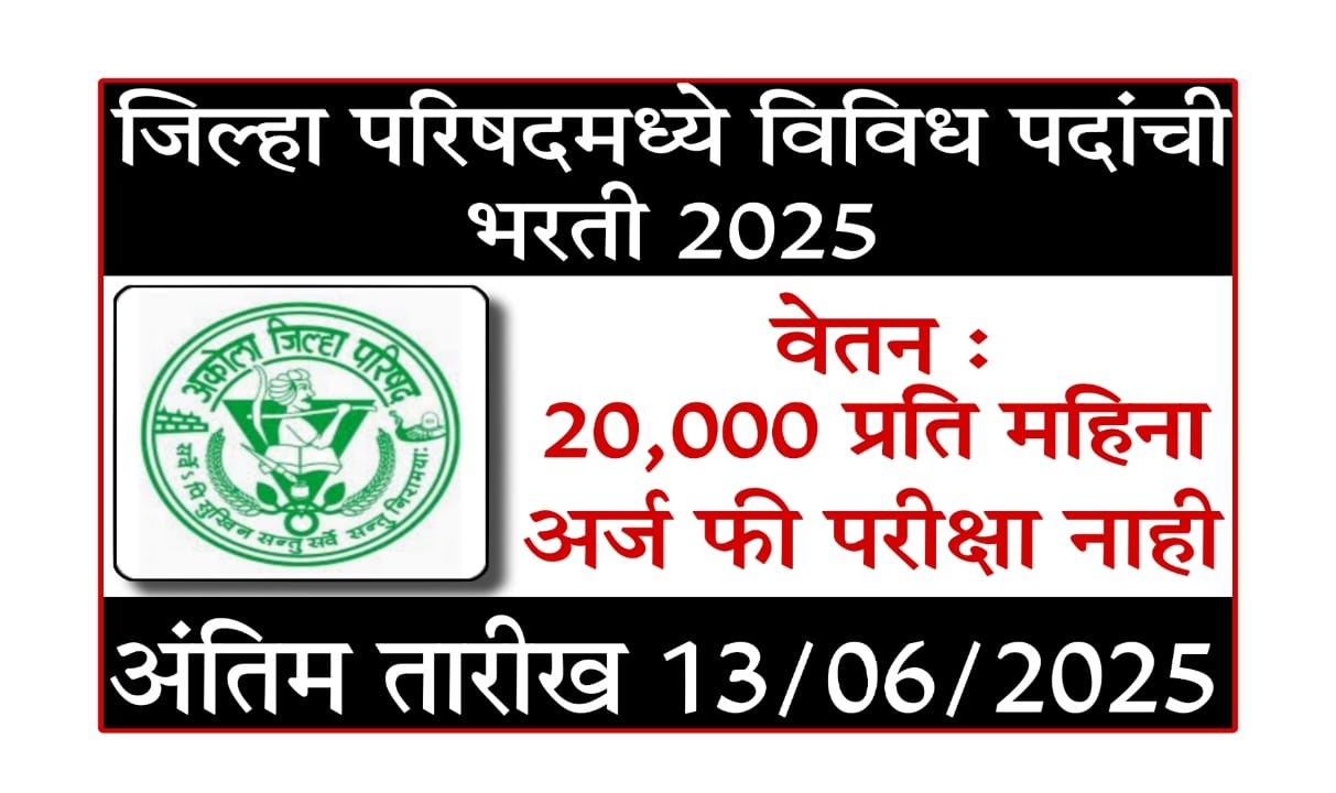 Jilha Parishad Bharti 2025