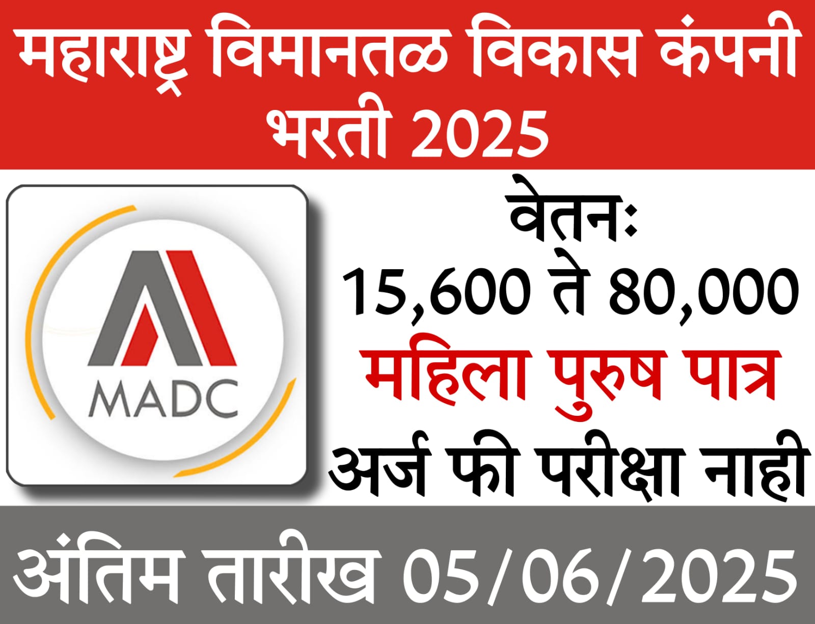 MADC Recruitment 2025