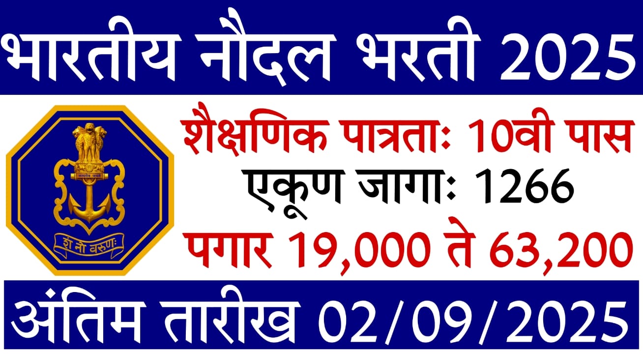 Indian Navy Tradesman Bharti 2025