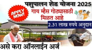 Government subsidy for cow shed India