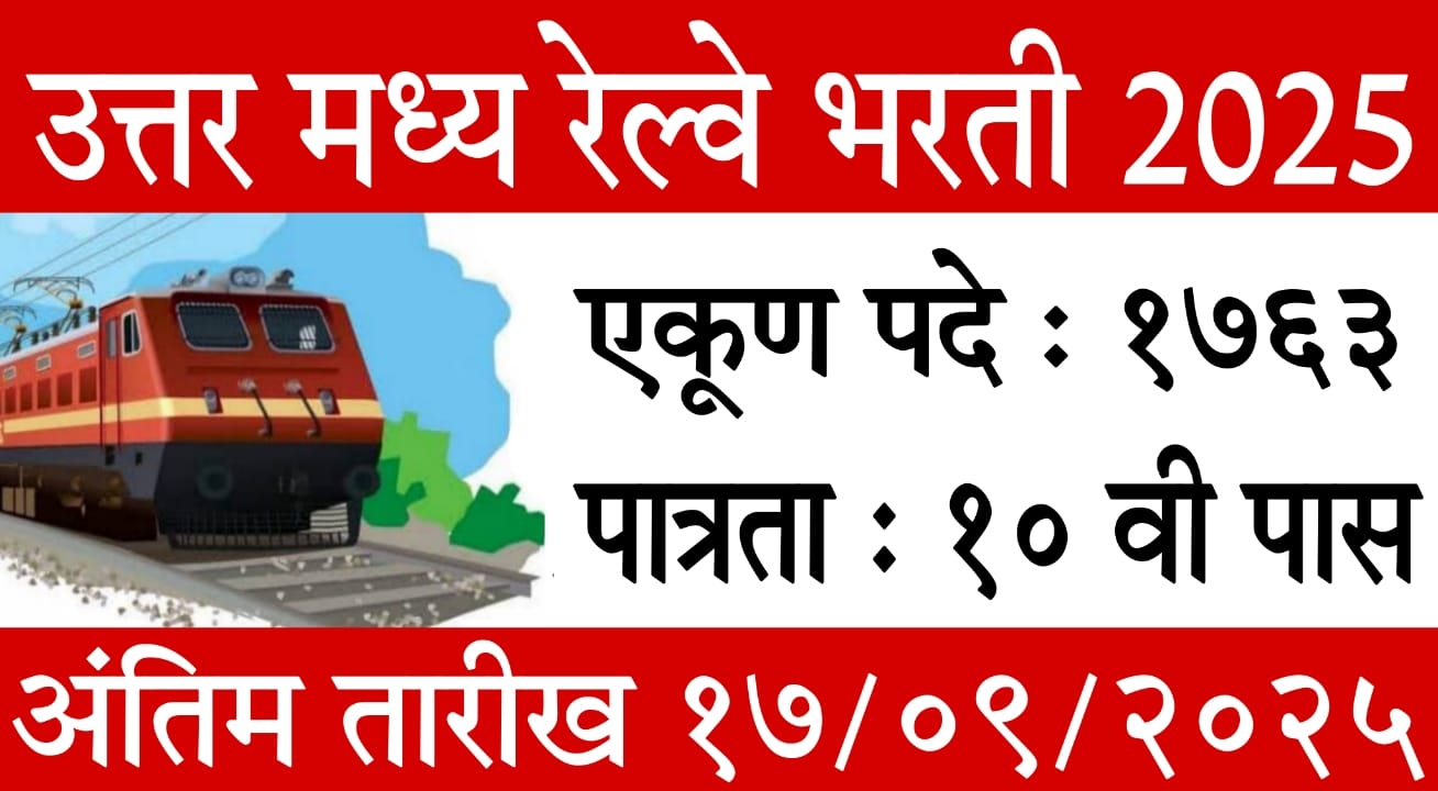 North Central Railway Bharti 2025